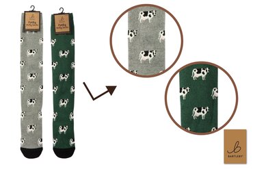 Standing Cow Welly Socks (6-11)