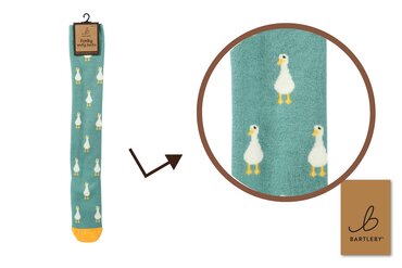 Welly Sock White Duck (4-7)