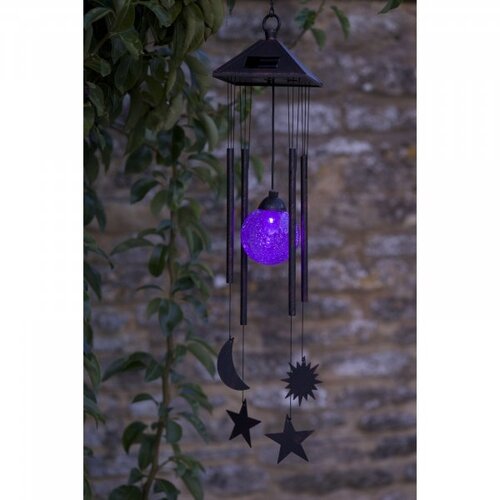 Windchime Solar Sun Moon Star - image 3