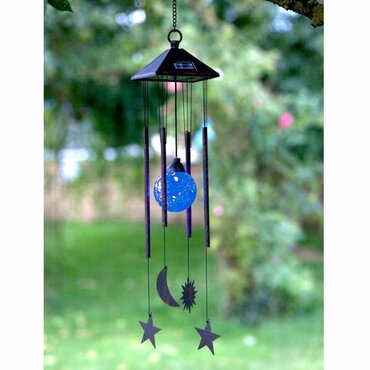 Windchime Solar Sun Moon Star - image 4