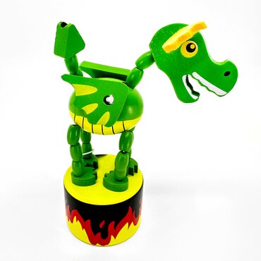 Wooden Dancing Dragons Press-Up - image 3