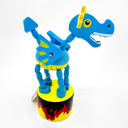 Wooden Dancing Dragons Press-Up - image 4