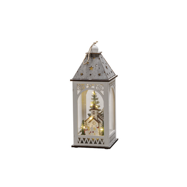 Wooden Lantern Light (Santa) - image 2