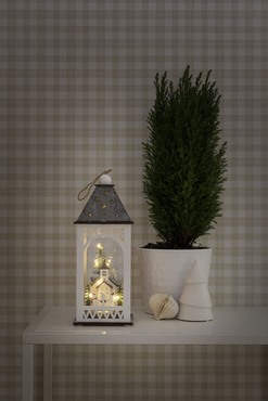 Wooden Lantern Light (Santa) - image 3