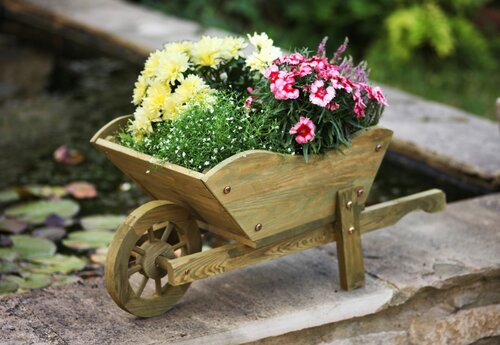 Woodland Wheelbarrow Planter - image 1