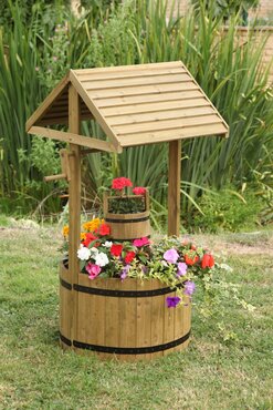 Woodland Wishing Well Giant Planter - image 1