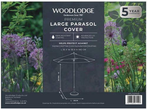 Woodlodge Large Parasol Cover