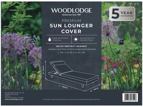 Woodlodge Sun Lounger Cover