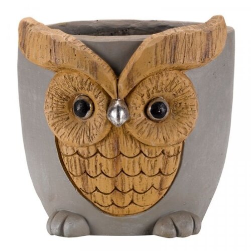 Woodstone Owl Planter - image 2