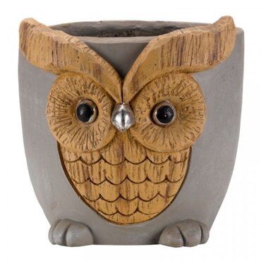 Woodstone Owl Planter - image 2
