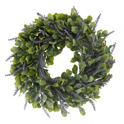 Faux Wreath Lavender Whirl 40cm - image 2