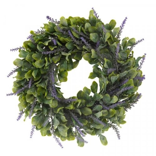 Faux Wreath Lavender Whirl 40cm - image 2