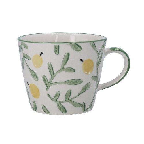 Yellow Rosehips Stoneware Mug