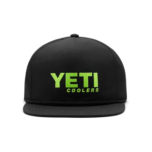 YETI Flat Brim Rope Hat (Black/Green) - image 1