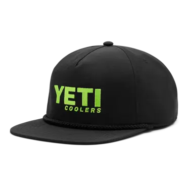 YETI Flat Brim Rope Hat (Black/Green) - image 2