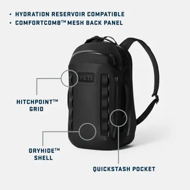 YETI Cayo Backpack 25L (Black) - image 8