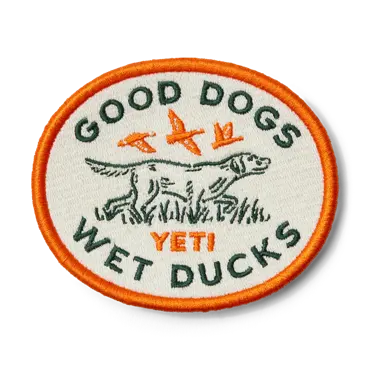 YETI Good Dogs Orange Patch