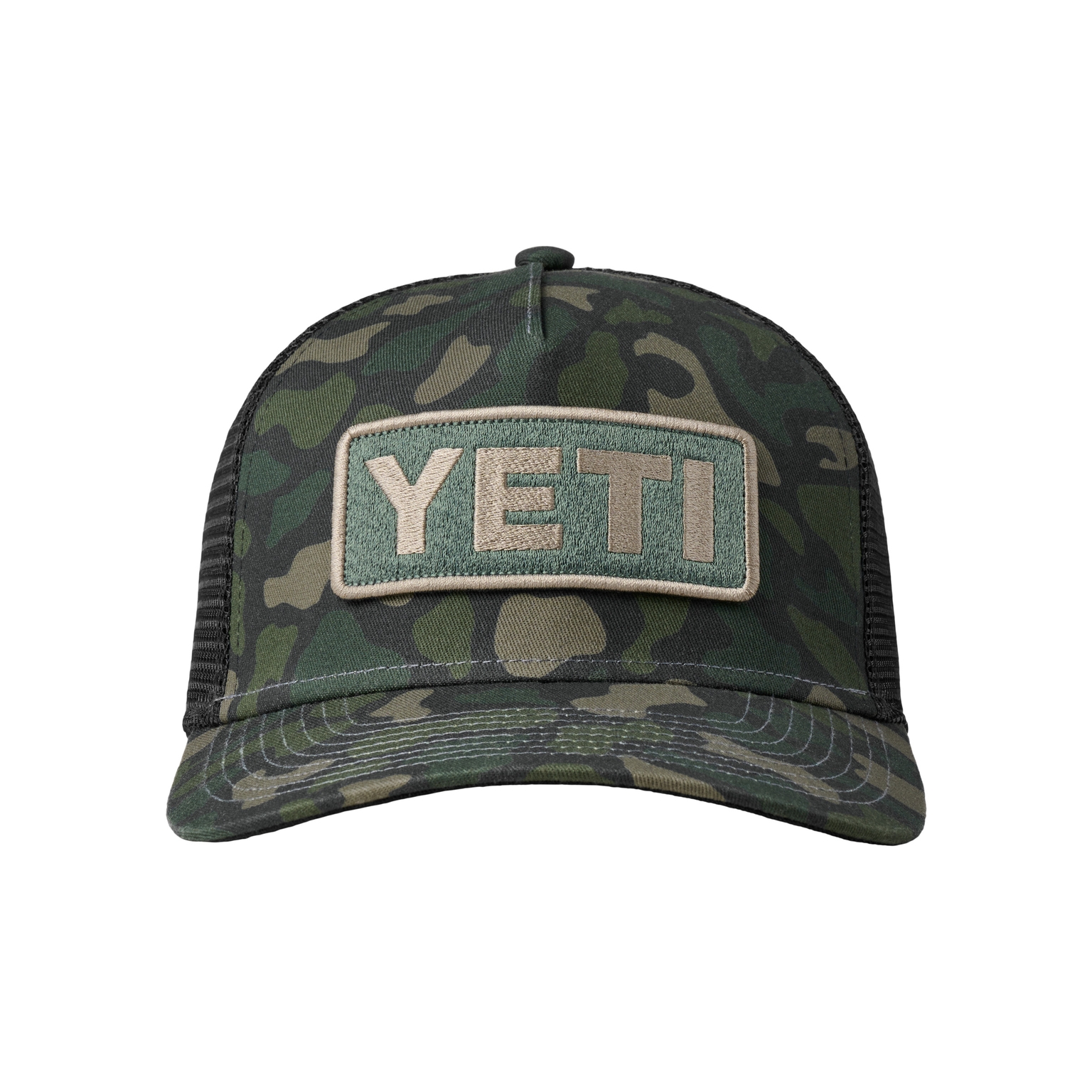 YETI Green Full Camo Trucker Hat Stewarts Garden Centre