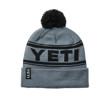 YETI Grey/Black Retro Knit Beanie - image 1
