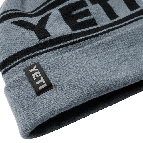YETI Grey/Black Retro Knit Beanie - image 2