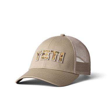 YETI Khaki Camo Logo Trucker Hat - image 2