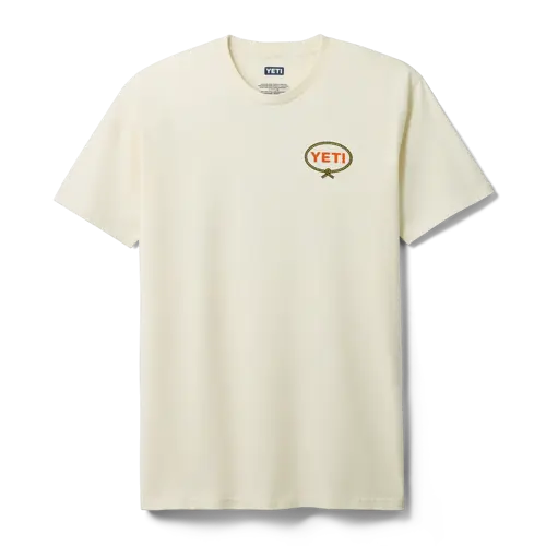 YETI LET'R Rip T-Shirt Ecru Small - image 2