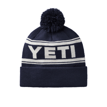 YETI Navy/White Retro Knit Beanie - image 2