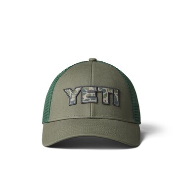 YETI Olive Camo Logo Tucker Hat - image 1