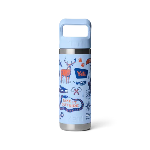 YETI Rambler 18oz Straw Bottle (Big Sky Summer Camp) - image 2