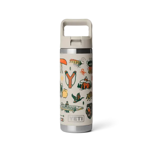 YETI Rambler 18oz Straw Bottle (Cape Summer Camp) - image 1