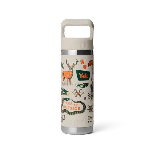 YETI Rambler 18oz Straw Bottle (Cape Summer Camp) - image 2