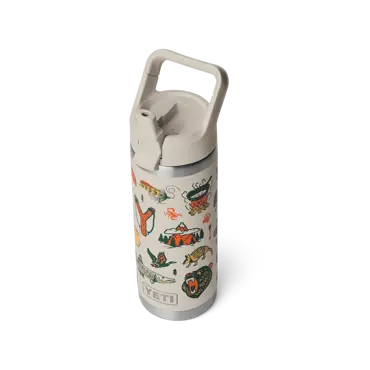 YETI Rambler 18oz Straw Bottle (Cape Summer Camp) - image 3