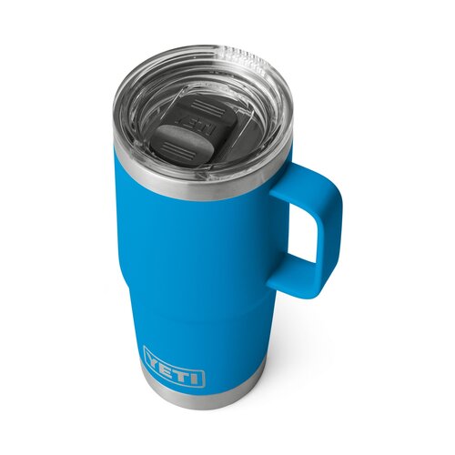 YETI Rambler 20oz Travel Mug Big Wave Blue - image 3