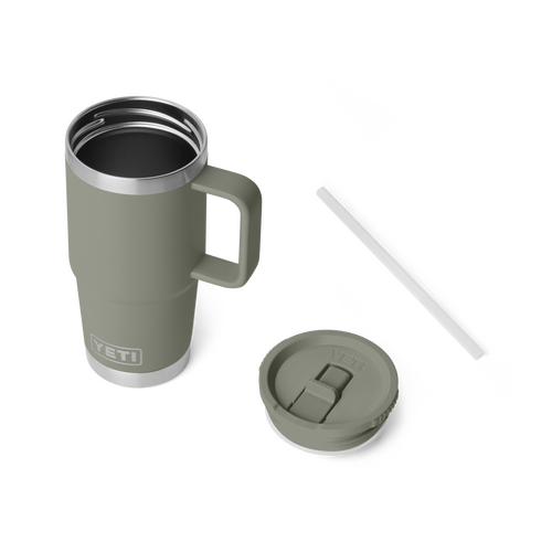 YETI Rambler 20oz Travel Mug Pampa Green - image 6