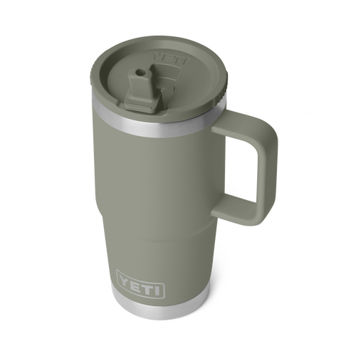 YETI Rambler 20oz Travel Straw Mug Pampa Green - image 5