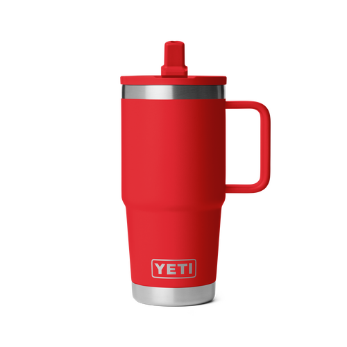 YETI Rambler 20oz Travel Straw Mug (Rescue Red) - image 3