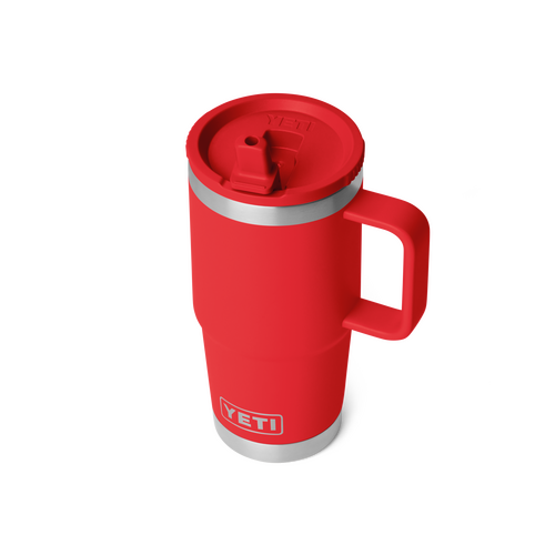 YETI Rambler 20oz Travel Straw Mug (Rescue Red) - image 5