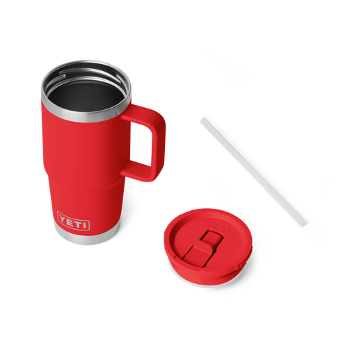 YETI Rambler 20oz Travel Straw Mug (Rescue Red) - image 6