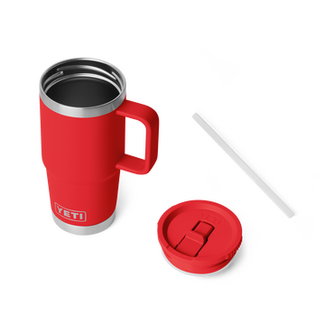 YETI Rambler 20oz Travel Straw Mug (Rescue Red) - image 6