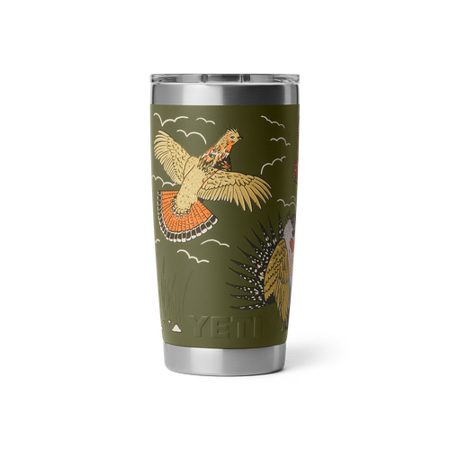 YETI Rambler 20oz Tumbler Uplands Bird Olive - image 2