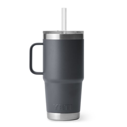 YETI Rambler 25oz Straw Mug Charcoal - image 2