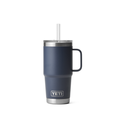 Yeti Rambler 25oz Straw Mug (Navy) - image 1