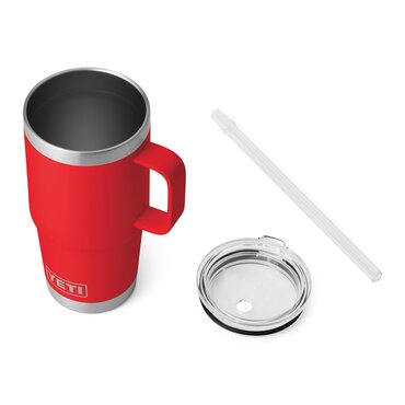 YETI Rambler 25oz Straw Mug Rescue Red - image 3