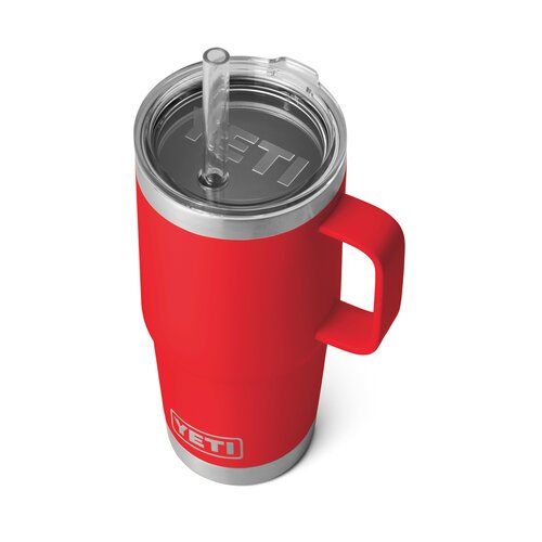 YETI Rambler 25oz Straw Mug Rescue Red - image 4