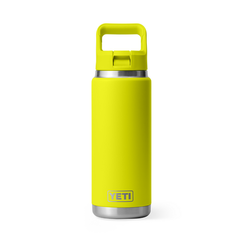YETI Rambler 26oz Colour Straw Bottle (Firefly Yellow)