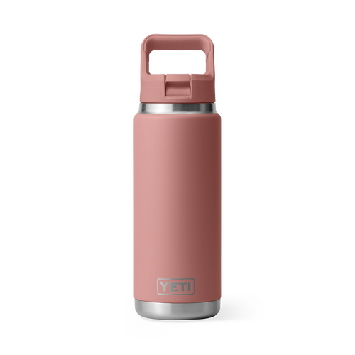 YETI Rambler 26oz colour Straw Bottle Sandstone Pink