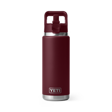 YETI Rambler 26oz Colour Straw Bottle Wild Vine Red