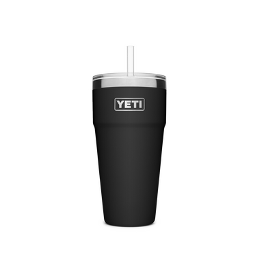 YETI Rambler 26oz Straw Cup (Black)