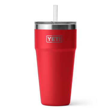 YETI Rambler 26oz Straw Cup Rescue Red - image 1