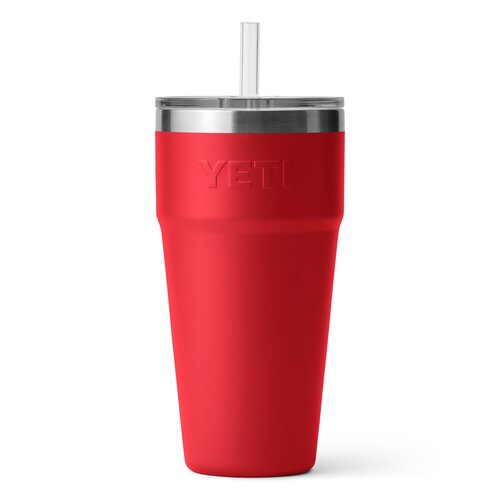 YETI Rambler 26oz Straw Cup Rescue Red - image 2